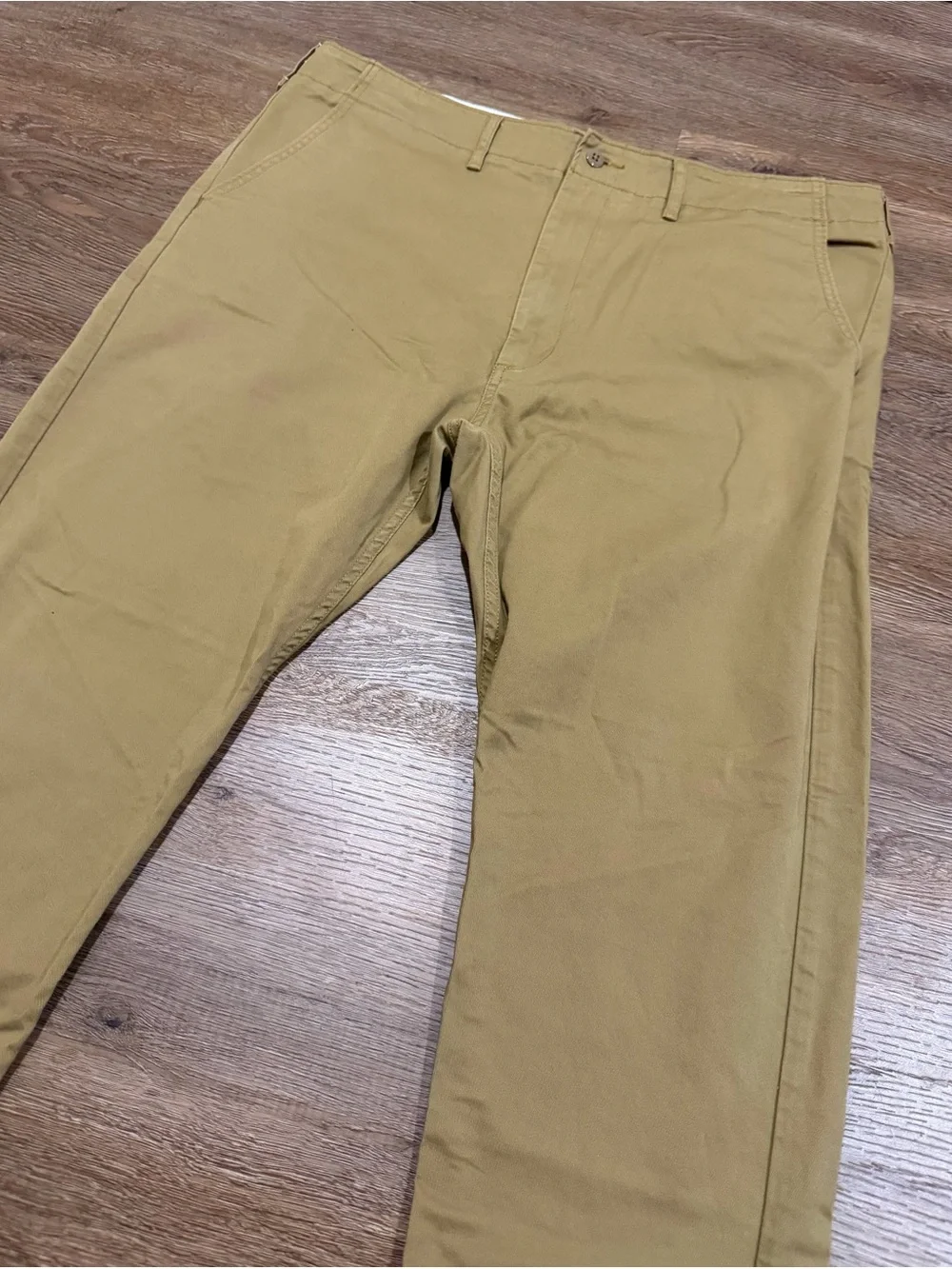 Levi’s Regular Taper Chino Pants Men’s 38x28 British Khaki Stretch